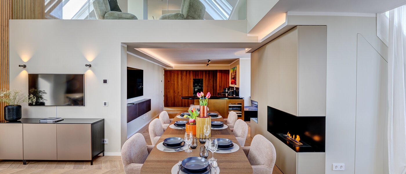 maisonette-gallery apartment München Altstadt 01 living area 13841