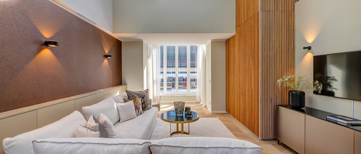 maisonette-gallery apartment München Altstadt 03 living area 13841