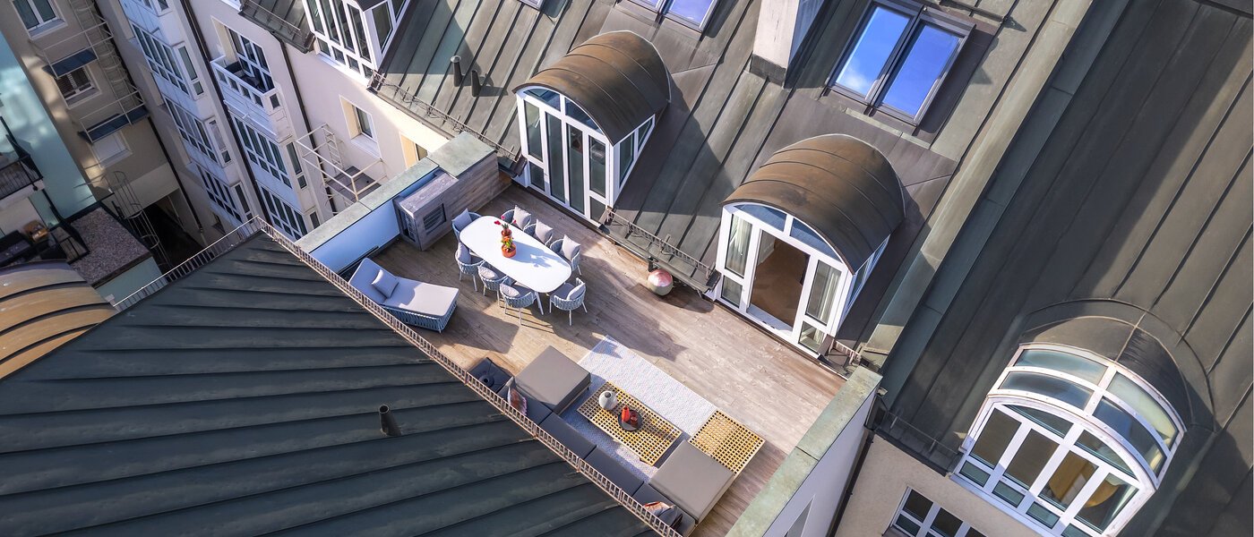 maisonette-gallery apartment München Altstadt 01 roof terrace 13841