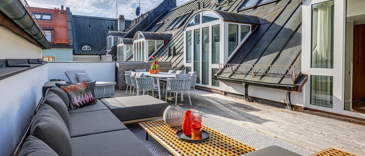 maisonette-gallery apartment München Altstadt 02 roof terrace 13841