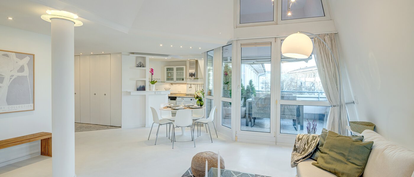 maisonette-gallery apartment München Bogenhausen 04 living area 13849