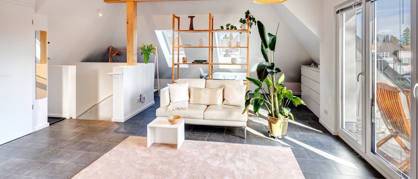 attic apartment München Waldtrudering 02 living area 13853