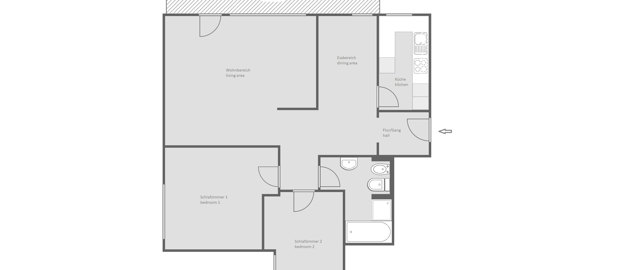 apartment Gauting 01 floor plan 13889