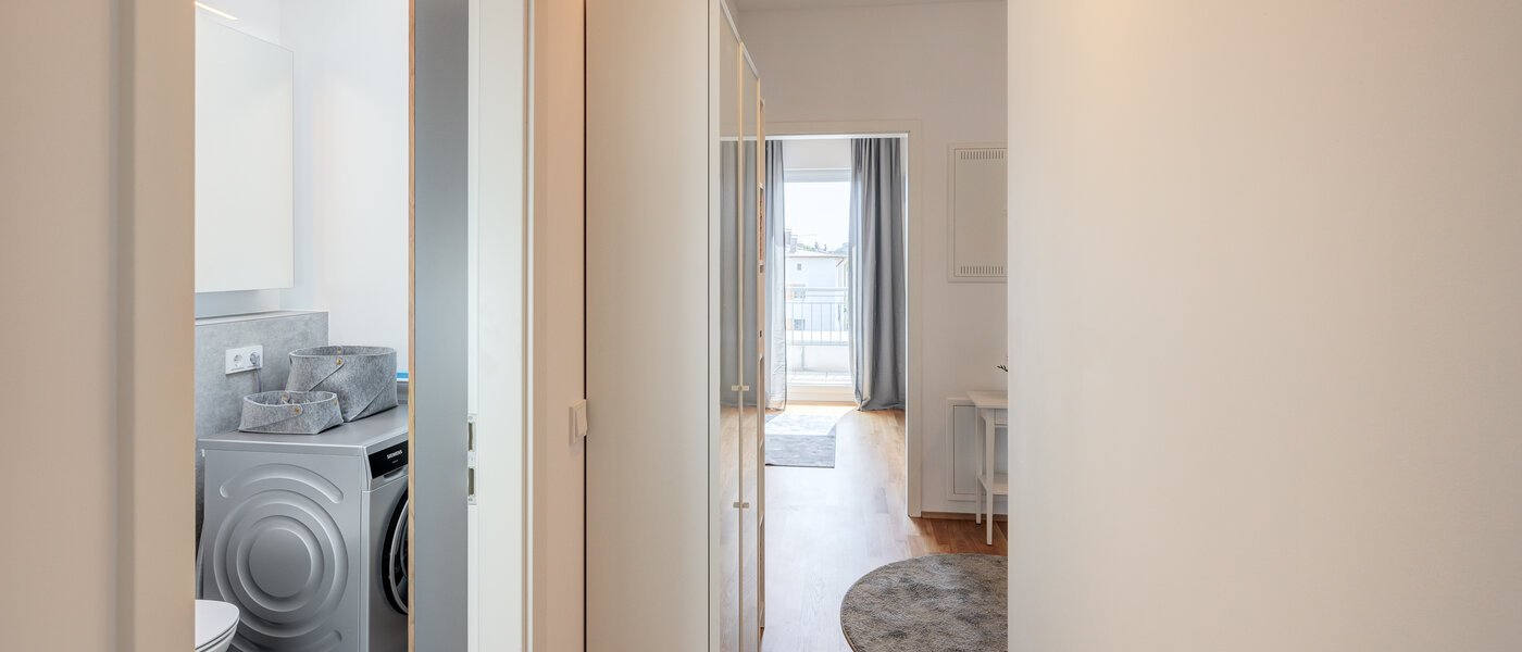 roof terrace apartment München Neuhausen 05 hall 13934