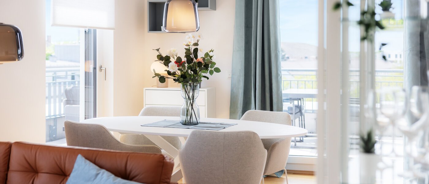 roof terrace apartment München Neuhausen 03 living area 13934