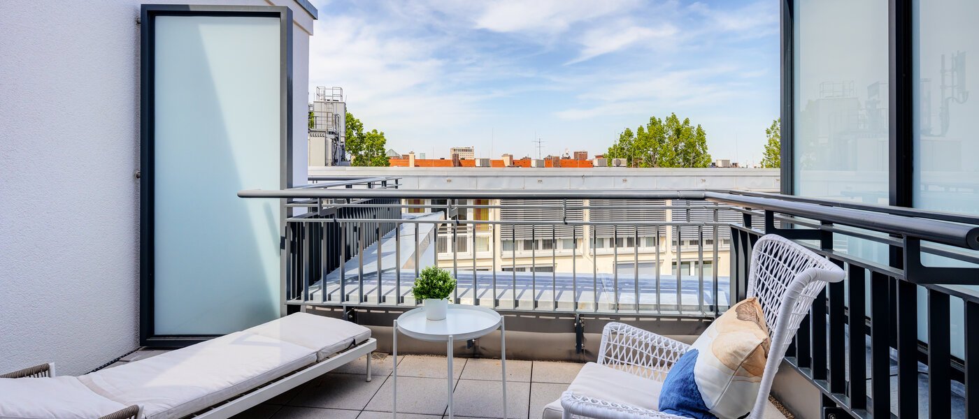 roof terrace apartment München Neuhausen 01 2. roof terrace 13934