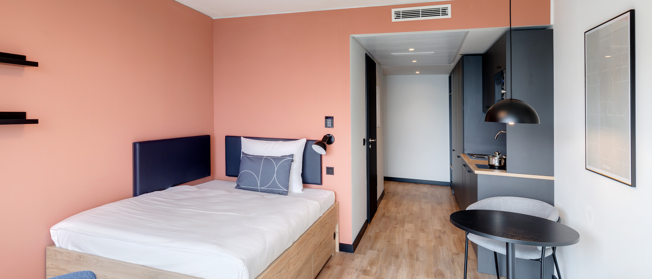 studio München Milbertshofen 01 sleeping area 13958