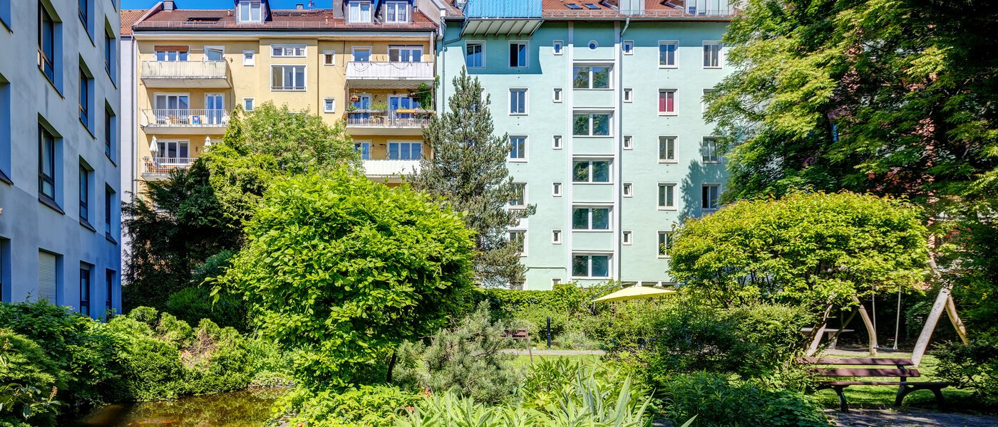 apartment München Maxvorstadt 02 communal garden 13972