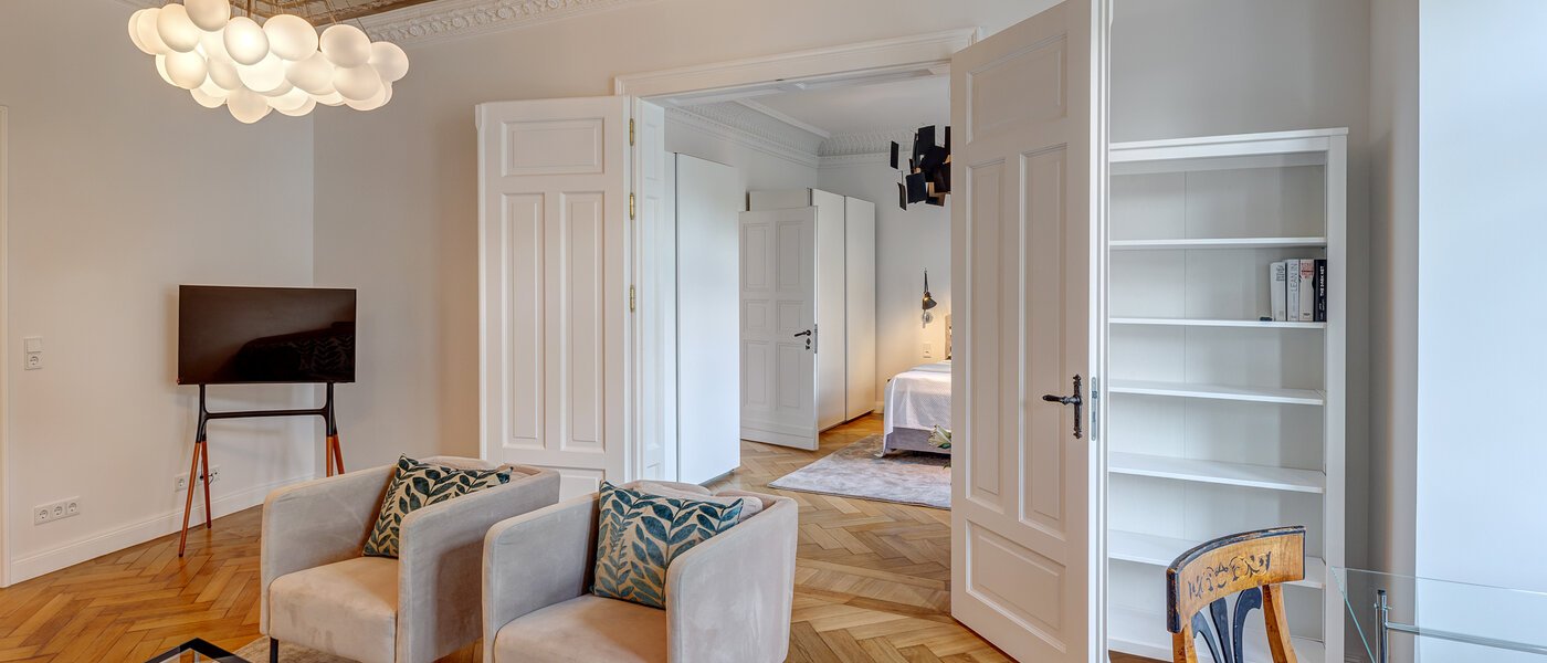 apartment München Lehel 04 living area 13986