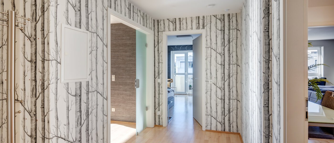 roof terrace apartment München Neuhausen 05 hall 13988