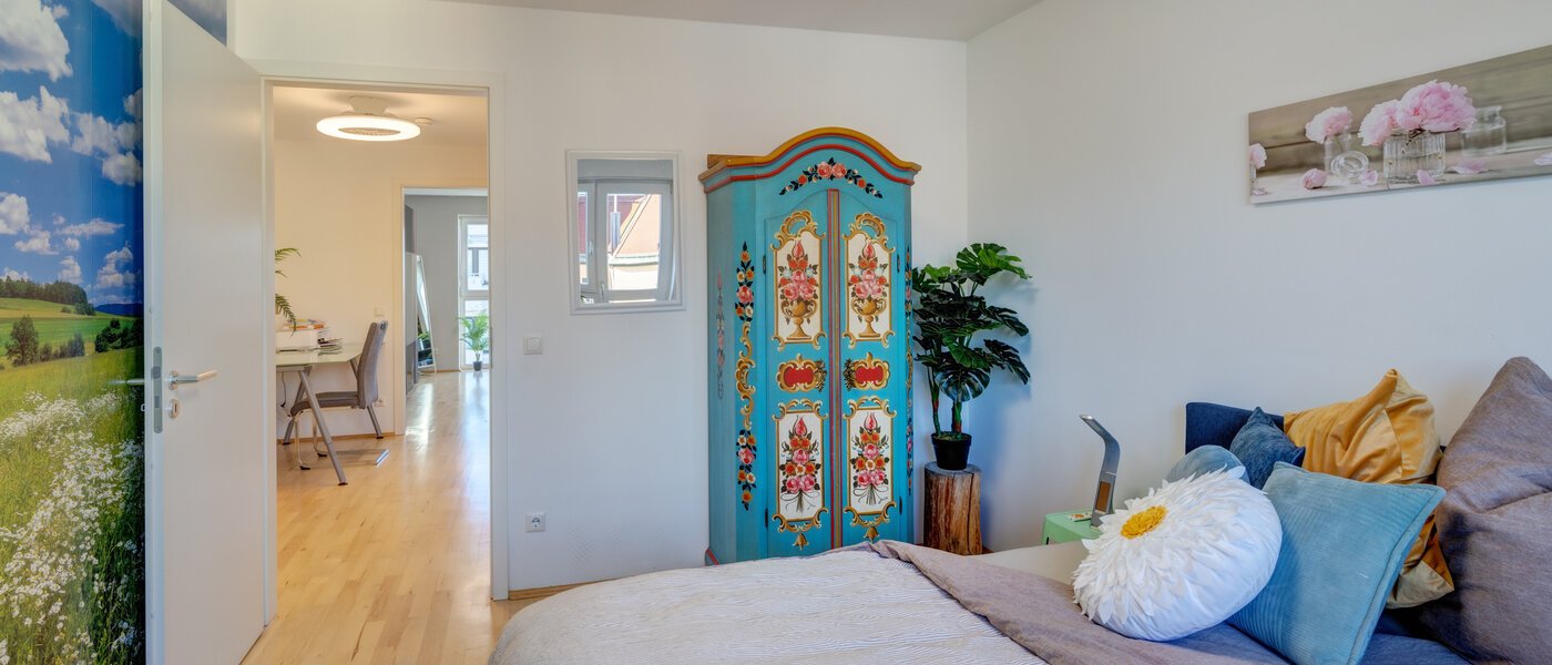 roof terrace apartment München Neuhausen 02 2. bedroom 13988