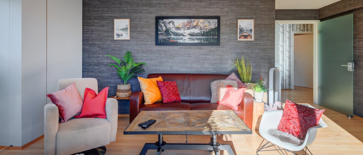 roof terrace apartment München Neuhausen 02 living area 13988