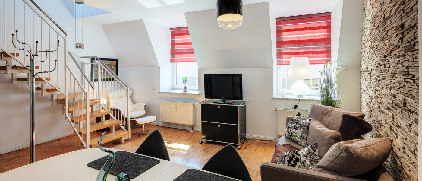 maisonette München Lehel 04 living area 14018