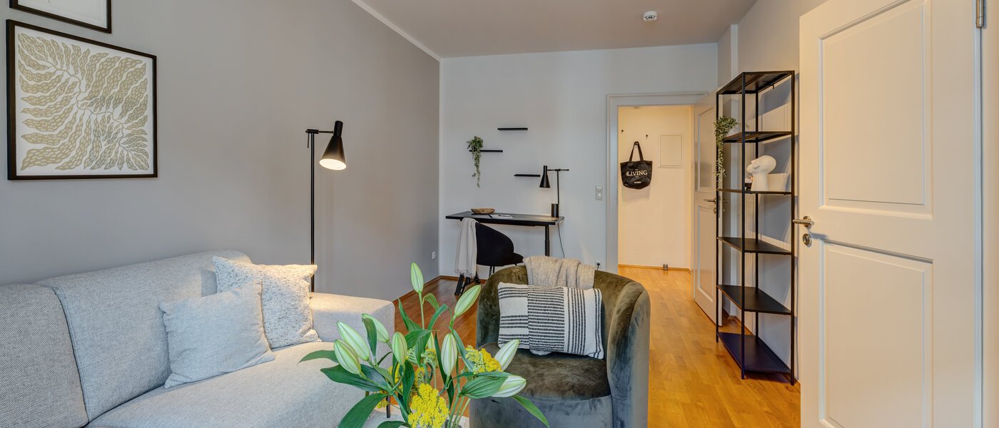 apartment München Lehel 02 living room 14023