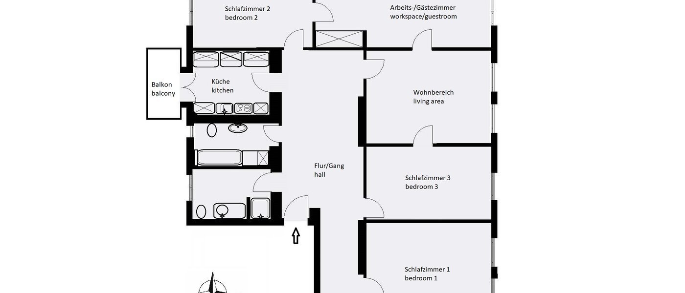 apartment München Altstadt 01 floor plan 14028
