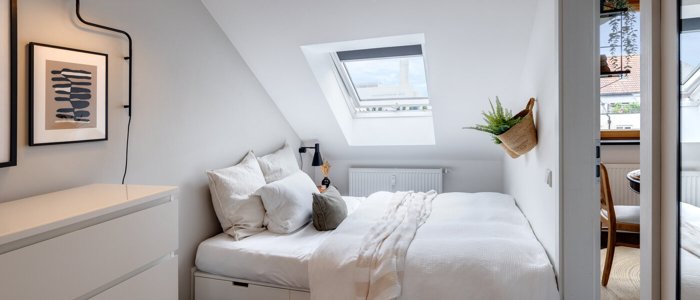 attic apartment München Sendling 01 bedroom 14059