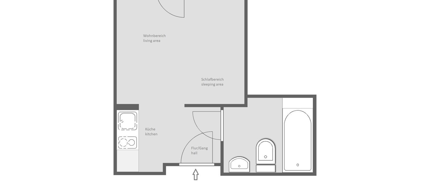 studio München Neuhausen 01 floor plan 14060