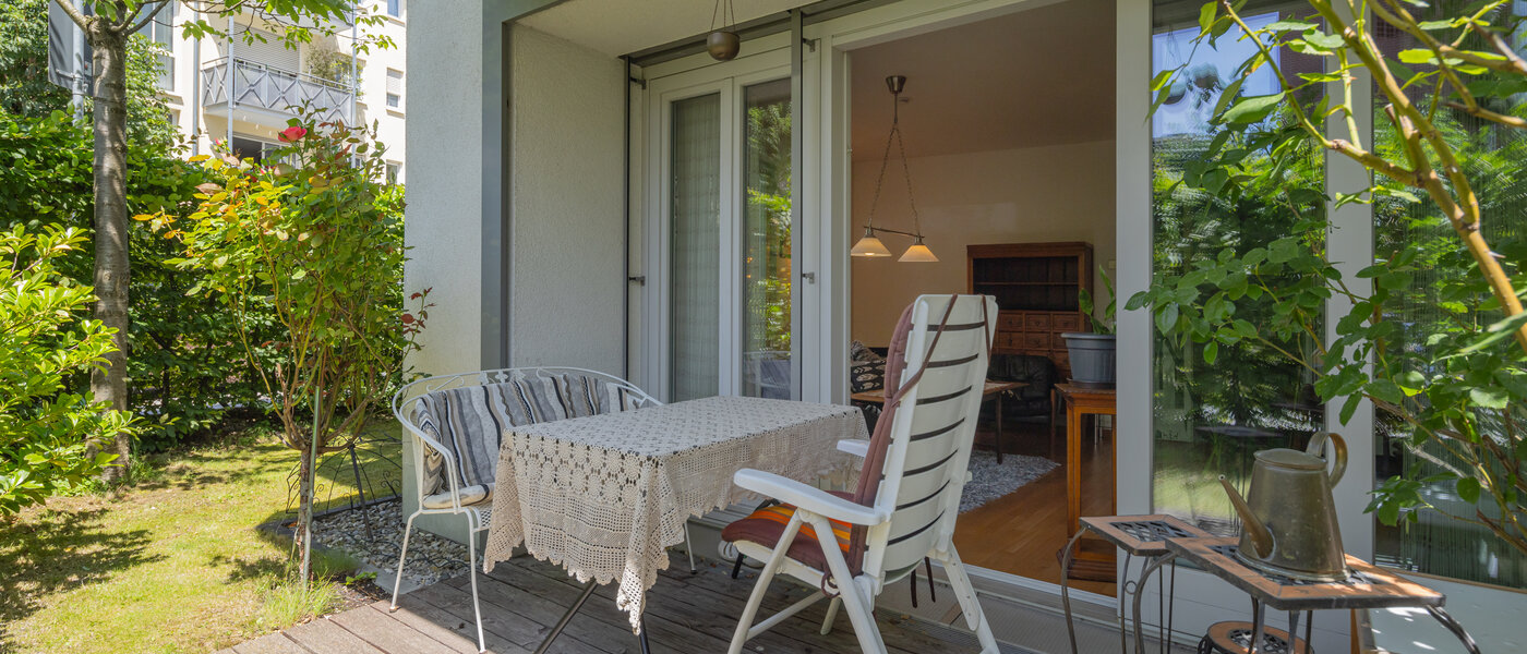 apartment with garden 	 München Thalkirchen 01 terrace 14062