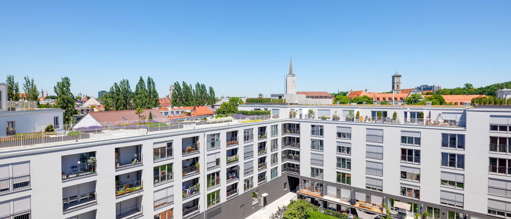 apartment München Au 04 communal terrace 14077