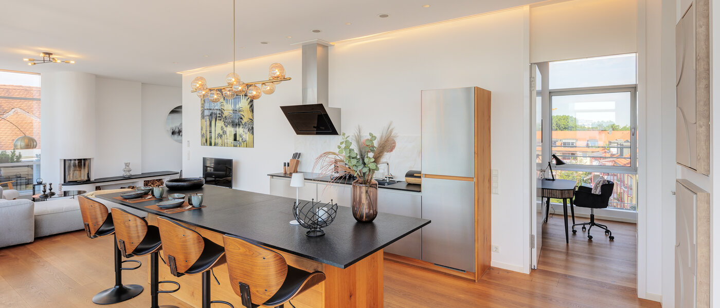 penthouse München Obersendling 04 kitchen 14084