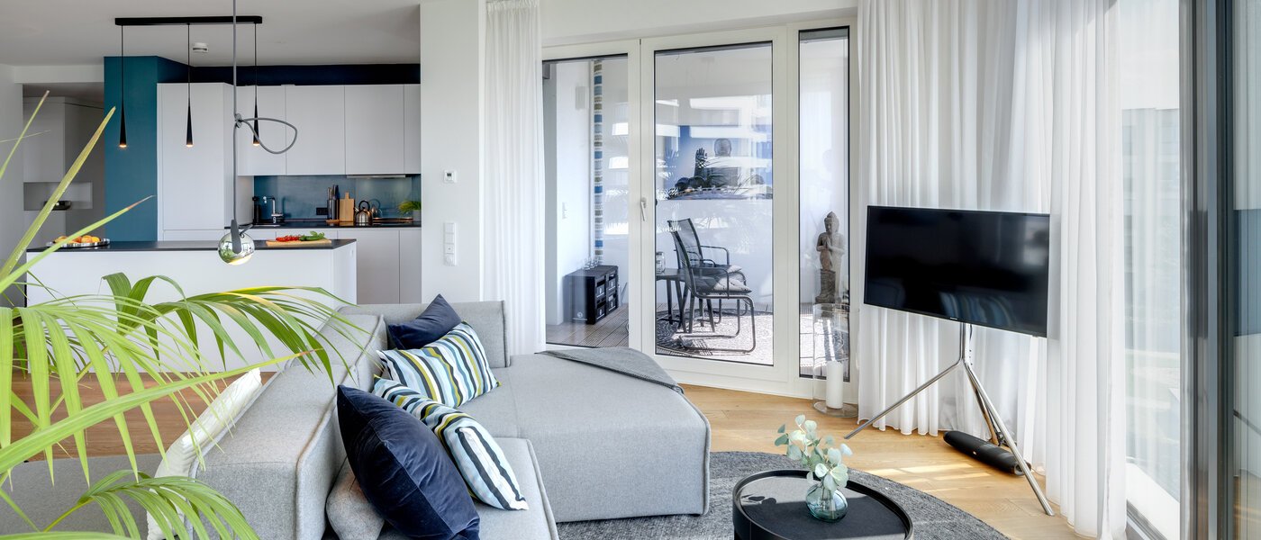 apartment München Obersendling 05 living area 14091