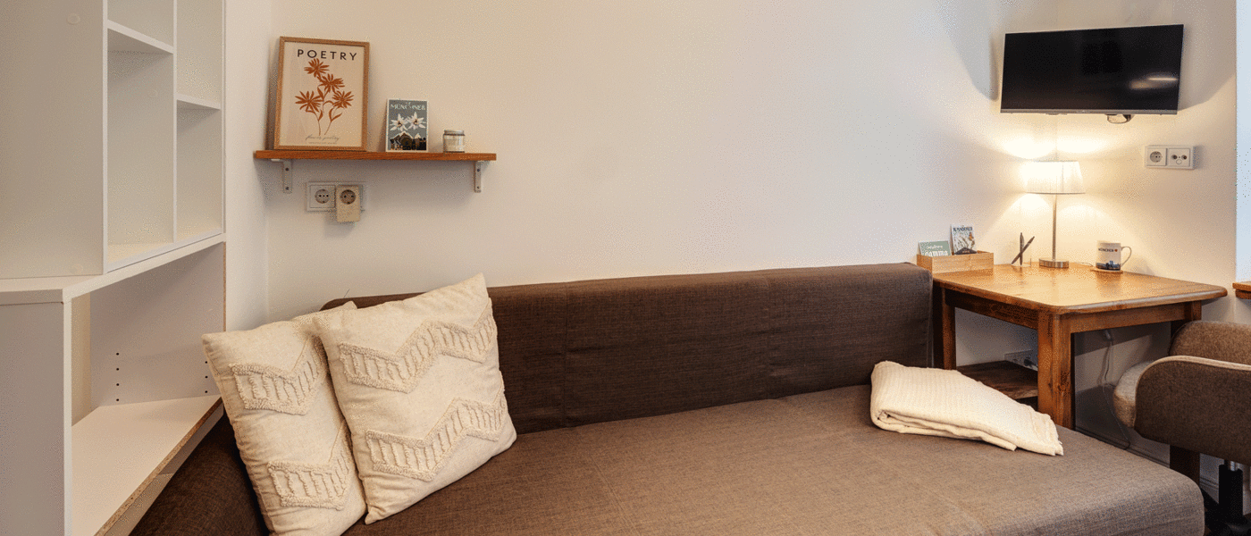 studio München Neuhausen 01 sleeping area 14110