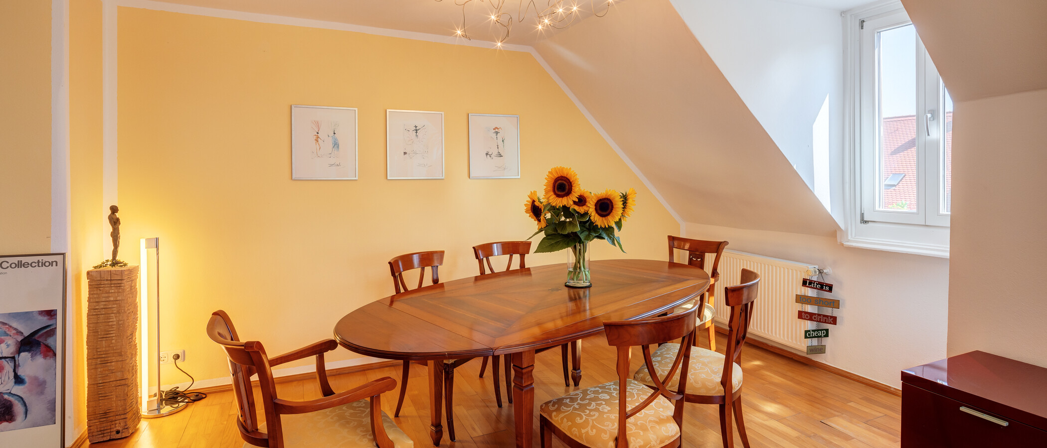attic apartment München Neuhausen 02 living area 14119