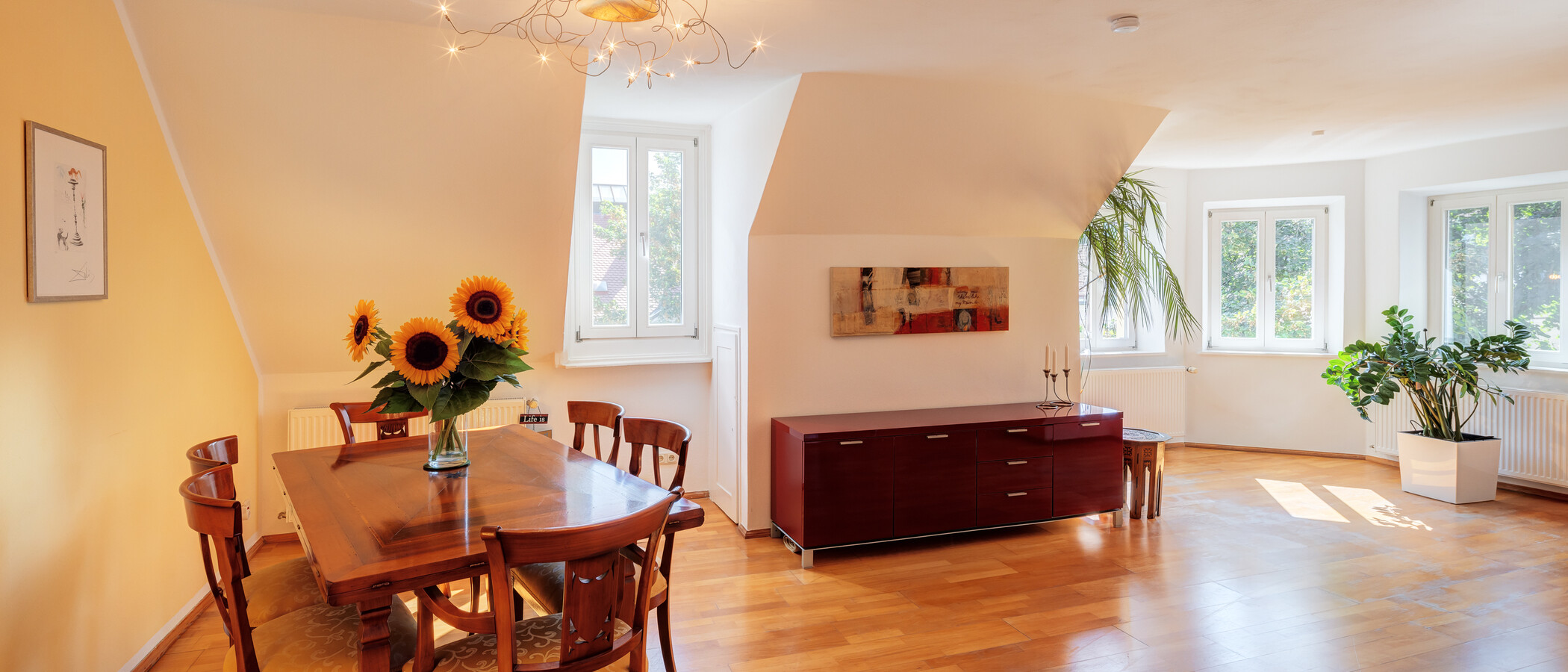 attic apartment München Neuhausen 03 living area 14119
