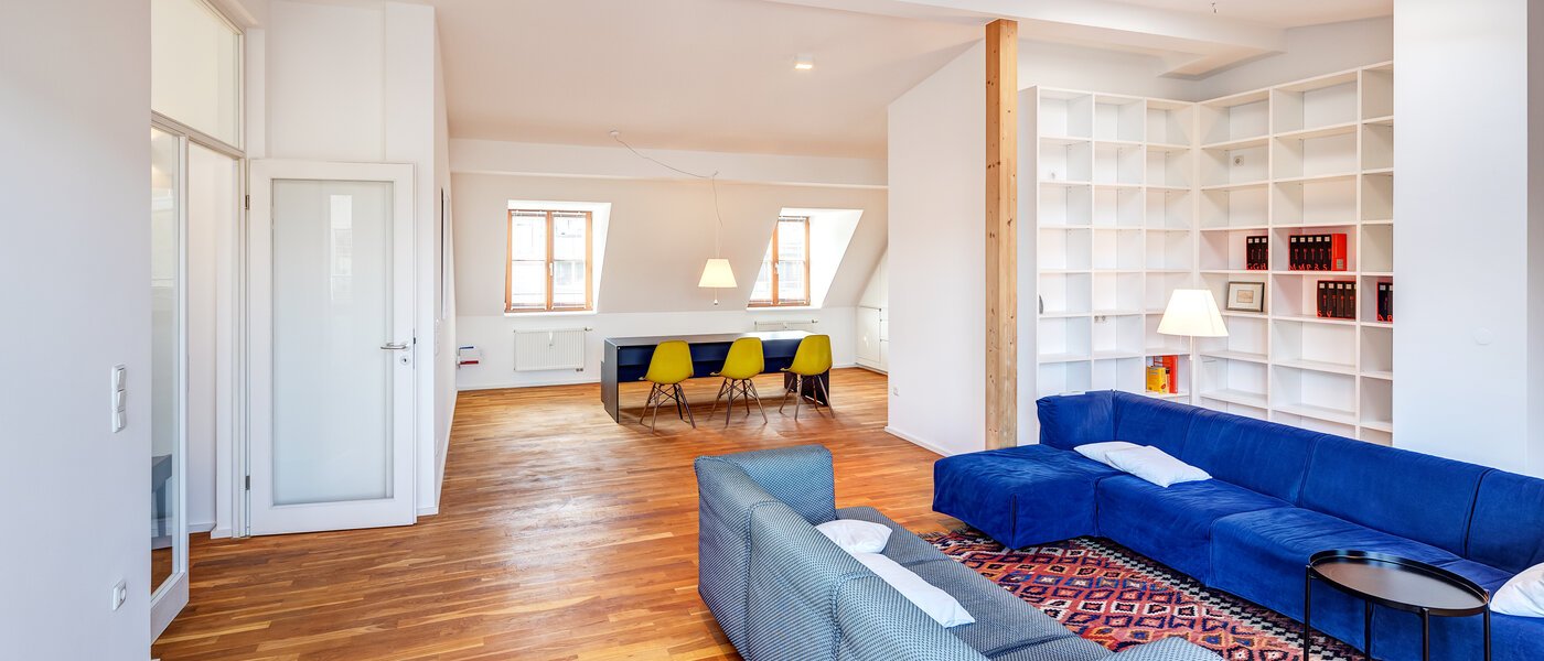 attic apartment München Isarvorstadt 04 living area 14172
