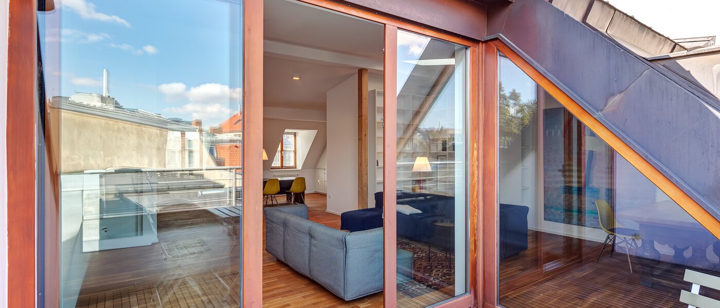 attic apartment München Isarvorstadt 02 roof terrace 14172