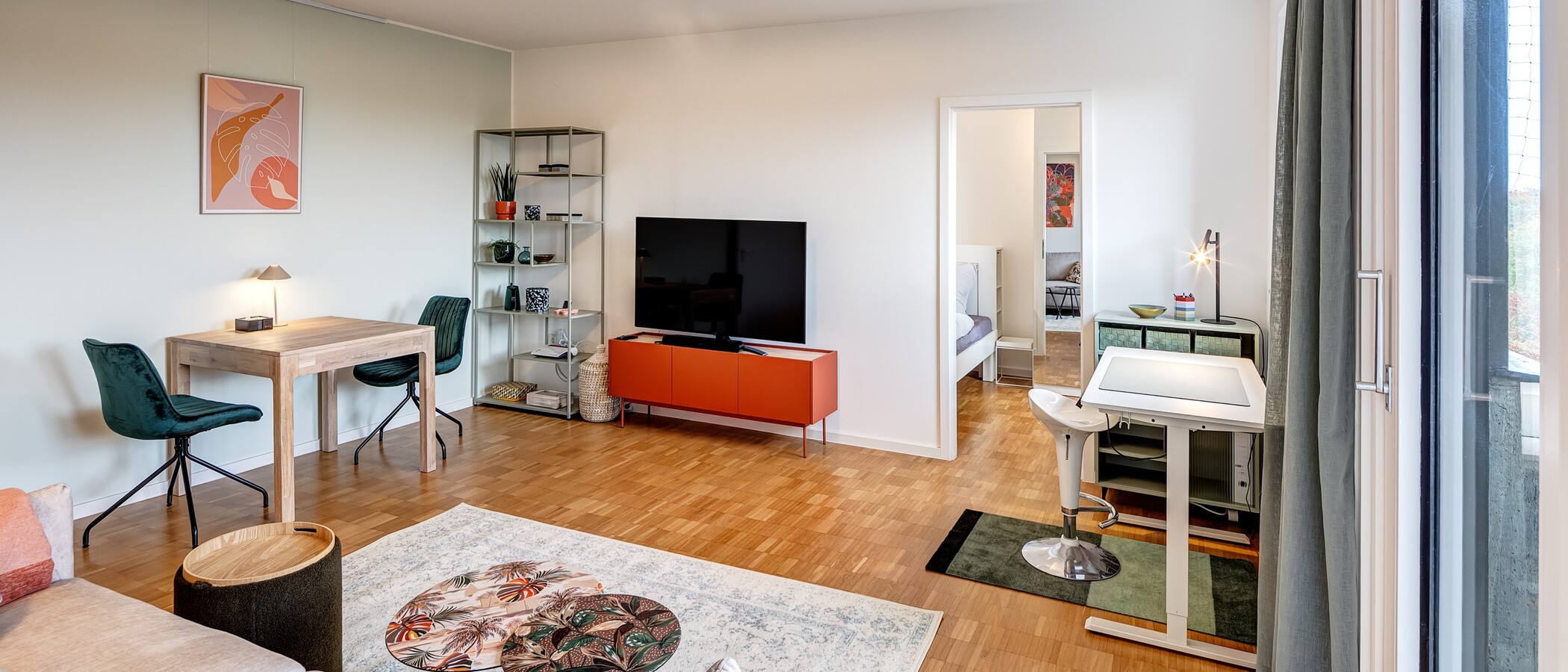 apartment München Schwabing (rechts der Leopoldstraße) 01 living room 14213