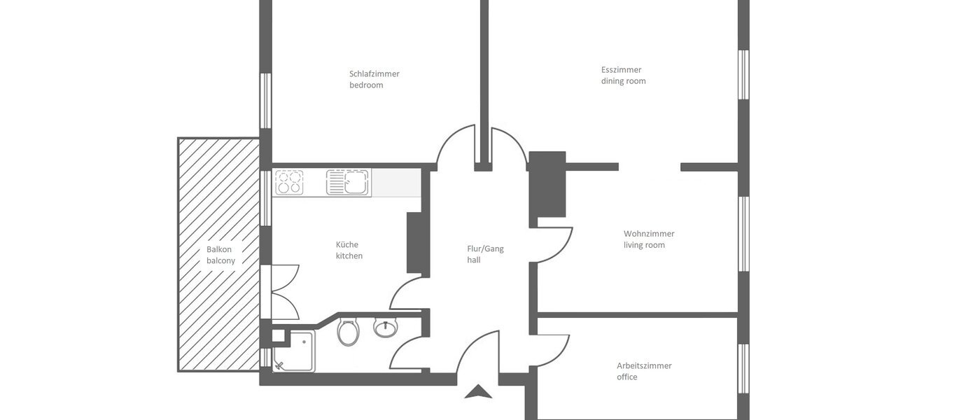 apartment München Bogenhausen 01 floor plan 14241