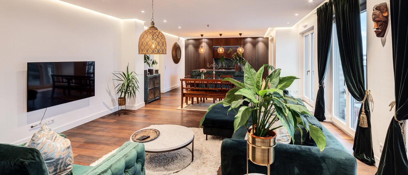 penthouse München Au 04 living room 14243