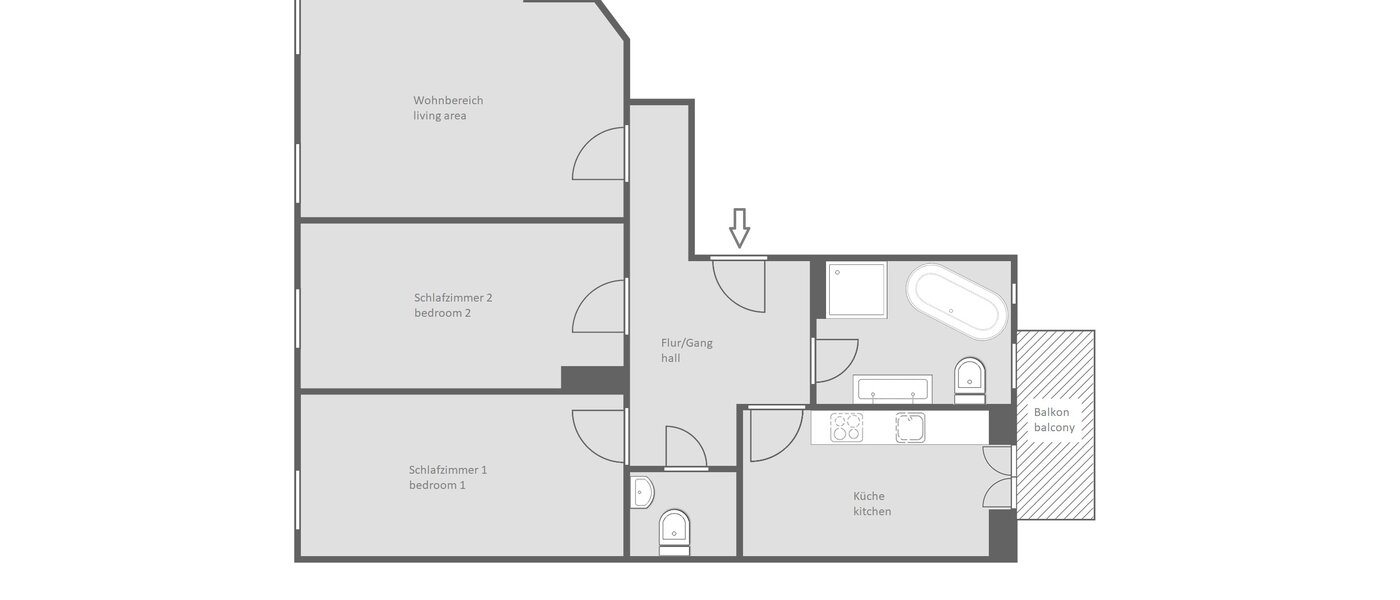 apartment München Lehel 01 floor plan 14254