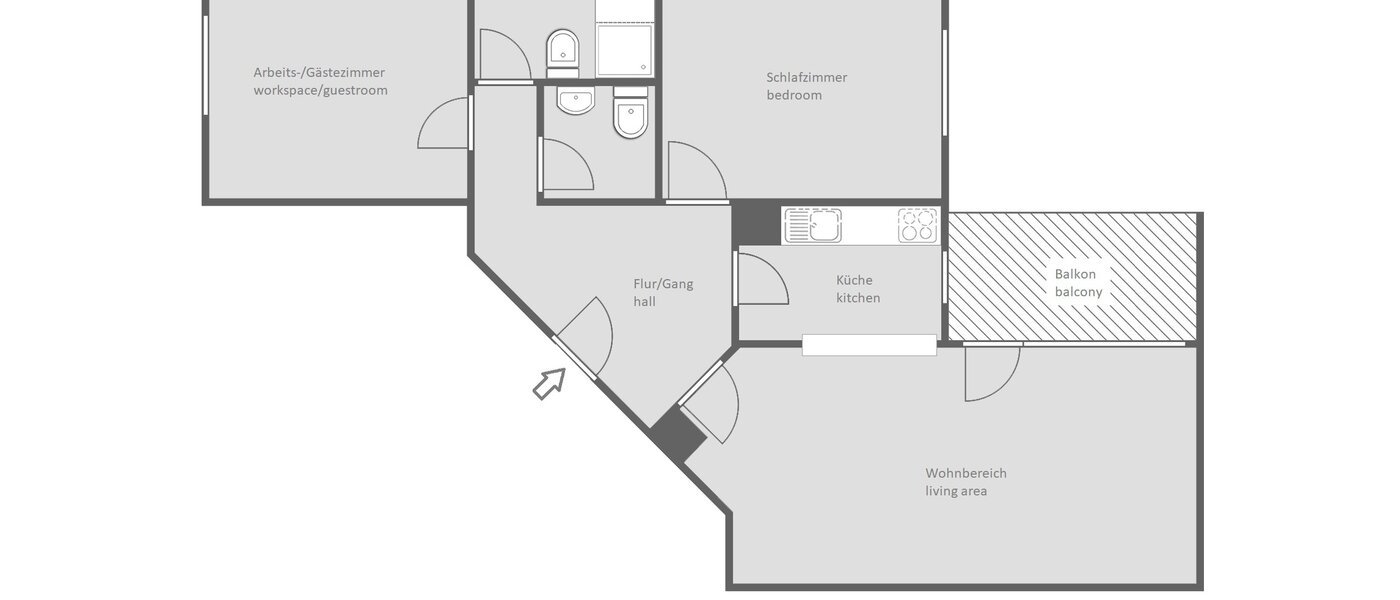 apartment München Oberföhring 01 floor plan 14301