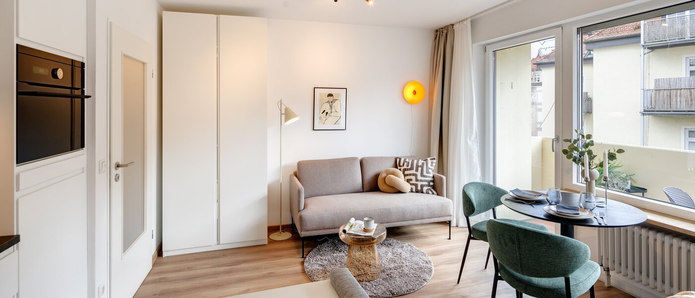 studio München Schwabing-Nord (zw. Leopoldstraße & Englischen Garten) 04 living area 14305