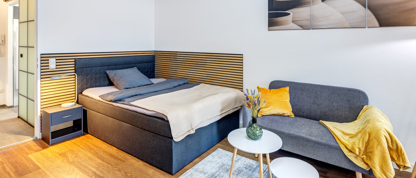 apartment München Milbertshofen 01 sleeping area 14324