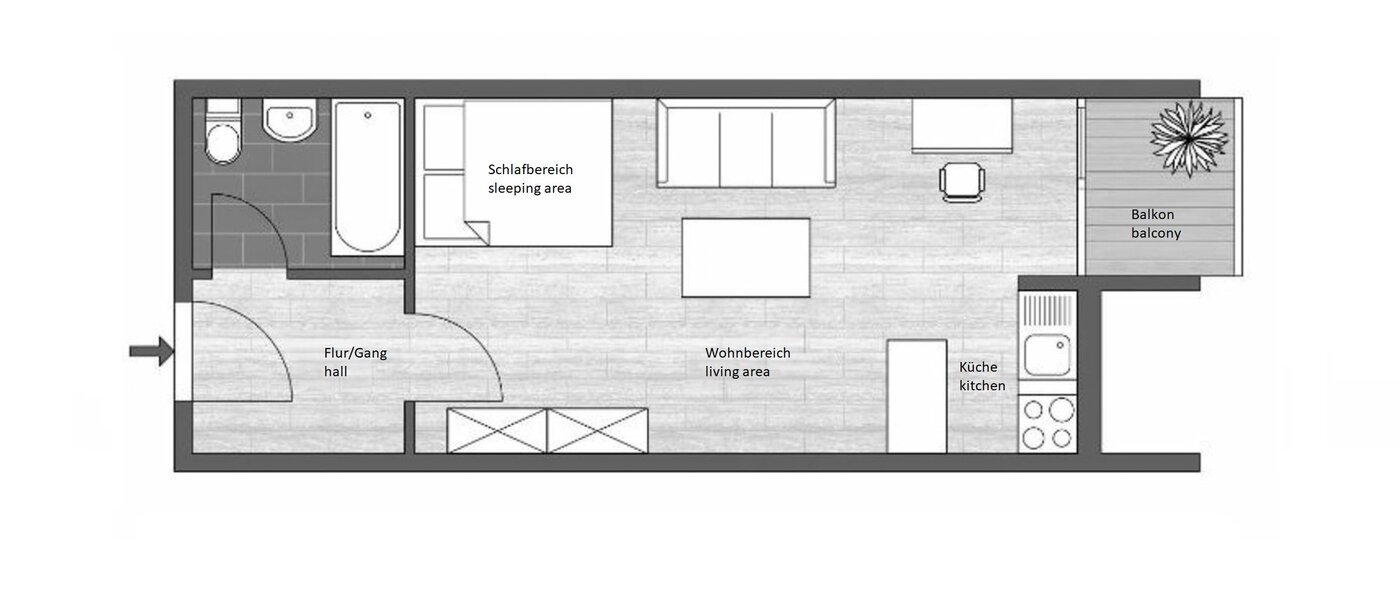 apartment München Milbertshofen 01 floor plan 14324