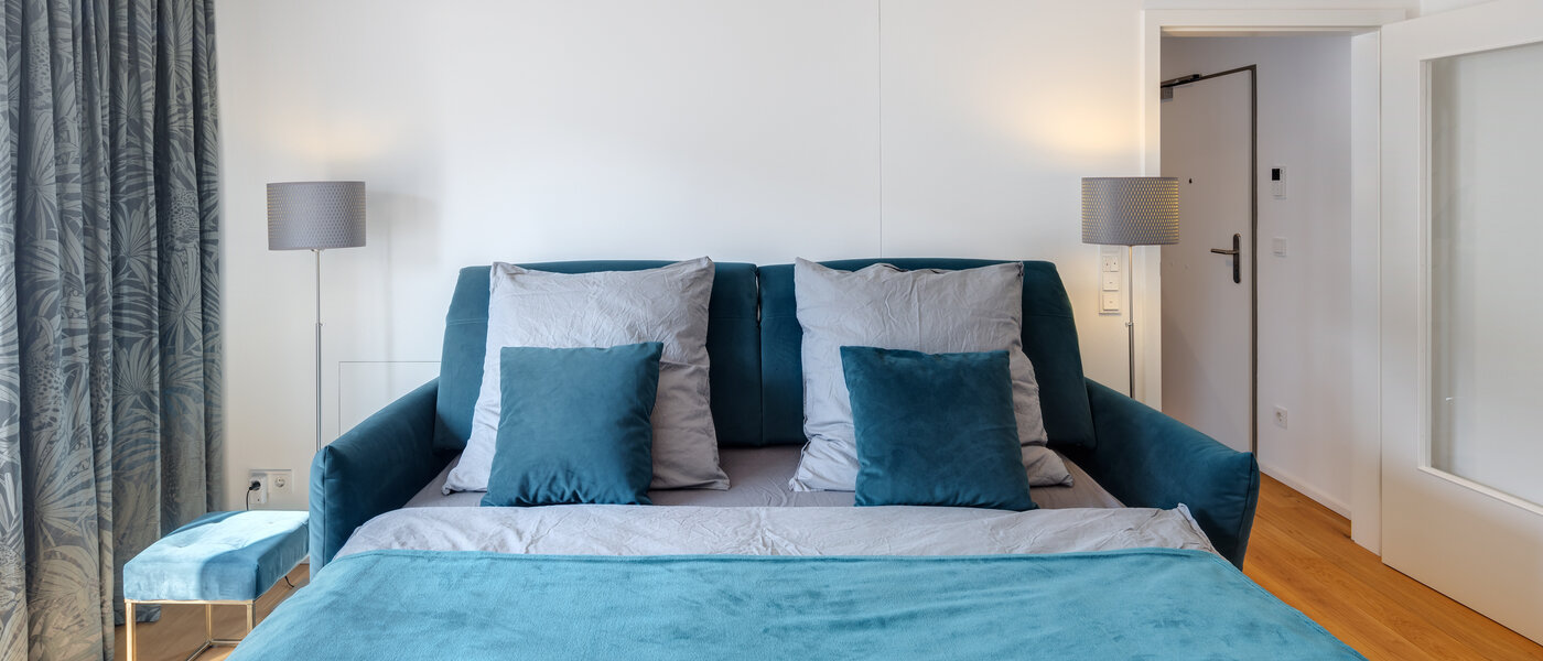 apartment München Schwabing-West (rund um den Hohenzollernplatz) 01 sleeping area 14369