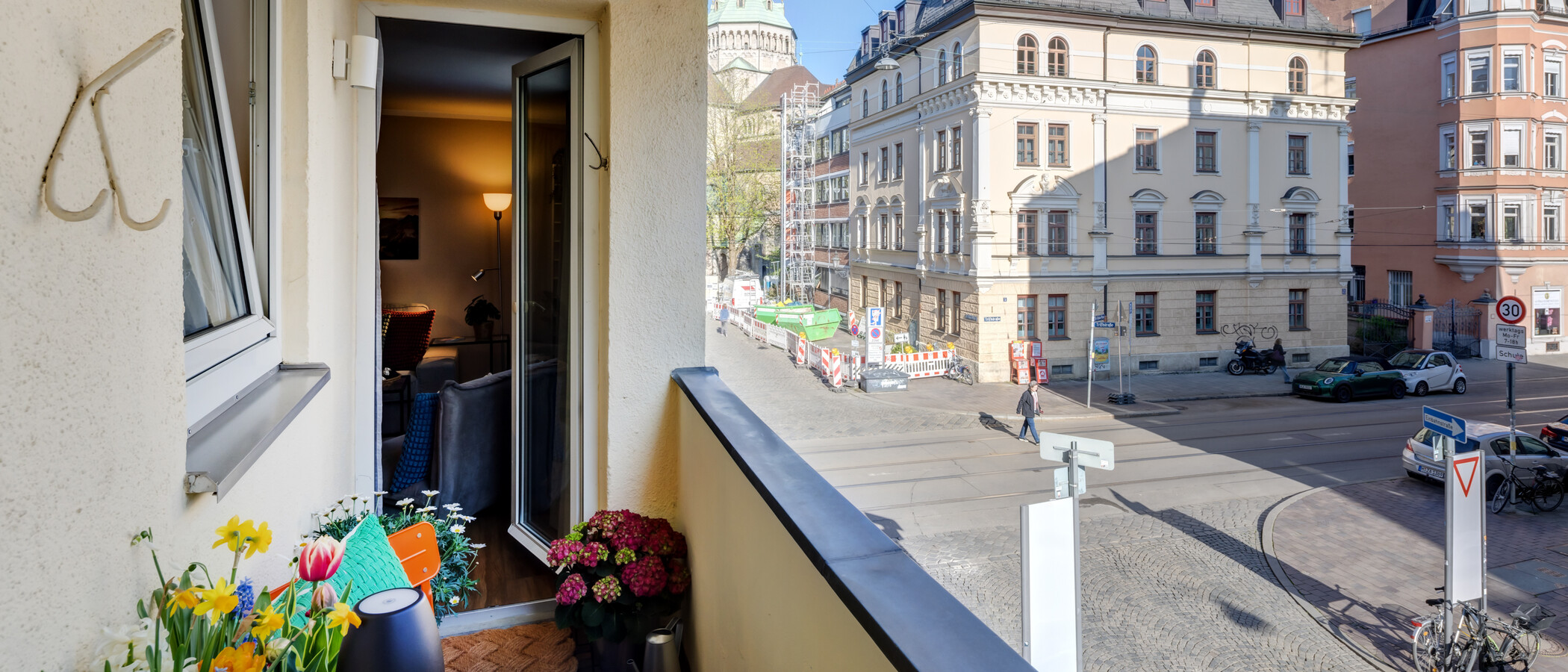 apartment München Lehel 02 balcony 14389
