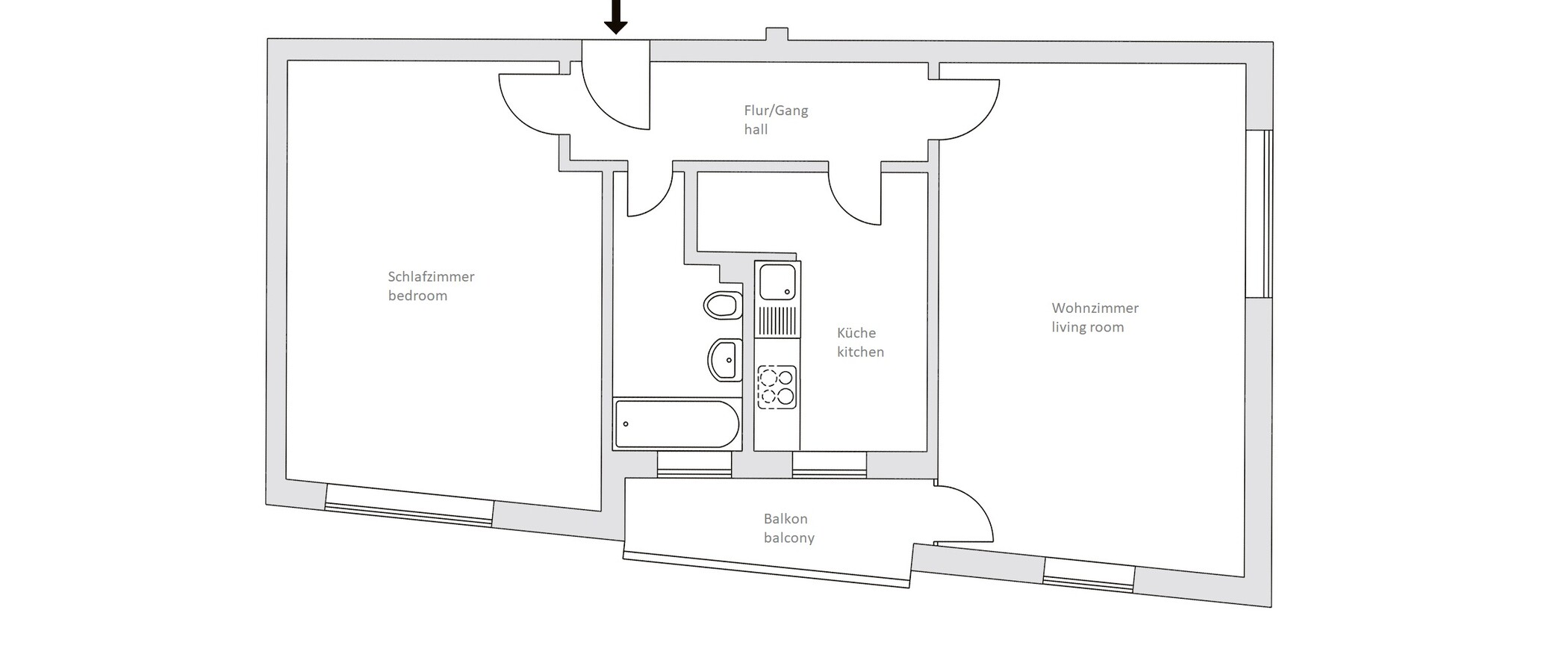 apartment München Lehel 01 floor plan 14389