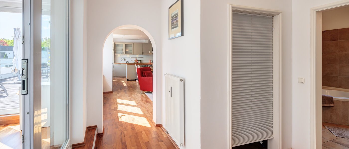 roof terrace apartment München Solln 05 hall 14396