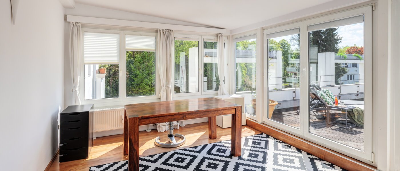 roof terrace apartment München Solln 01 office 14396