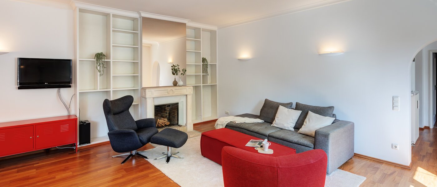 roof terrace apartment München Solln 03 living area 14396