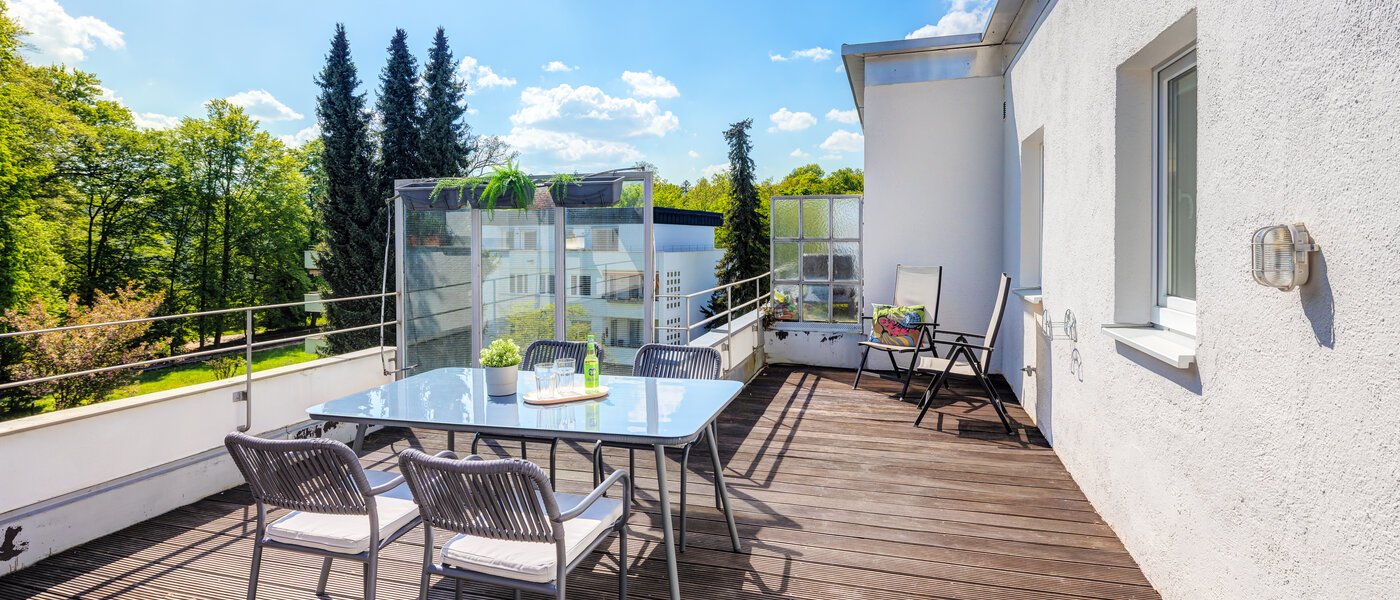 roof terrace apartment München Solln 03 1. roof terrace 14396