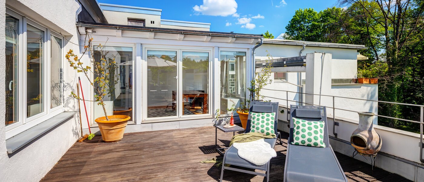 roof terrace apartment München Solln 05 1. roof terrace 14396