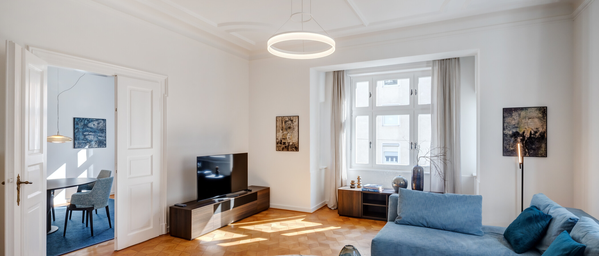 apartment München Schwabing-Nord (zw. Leopoldstraße & Englischen Garten) 03 living room 14397