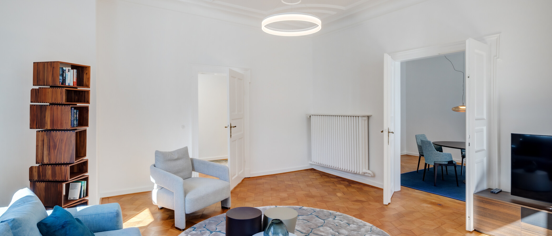 apartment München Schwabing-Nord (zw. Leopoldstraße & Englischen Garten) 05 living room 14397