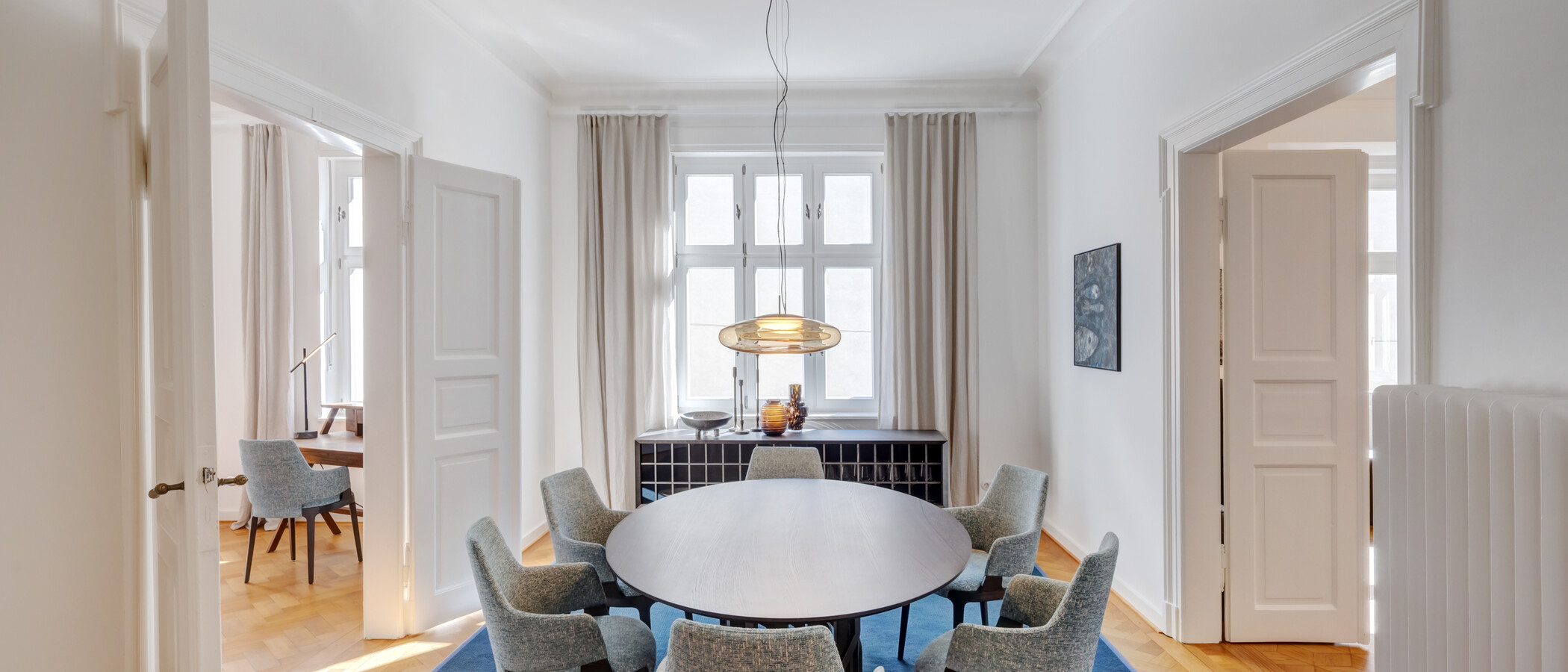 apartment München Schwabing-Nord (zw. Leopoldstraße & Englischen Garten) 01 dining room 14397