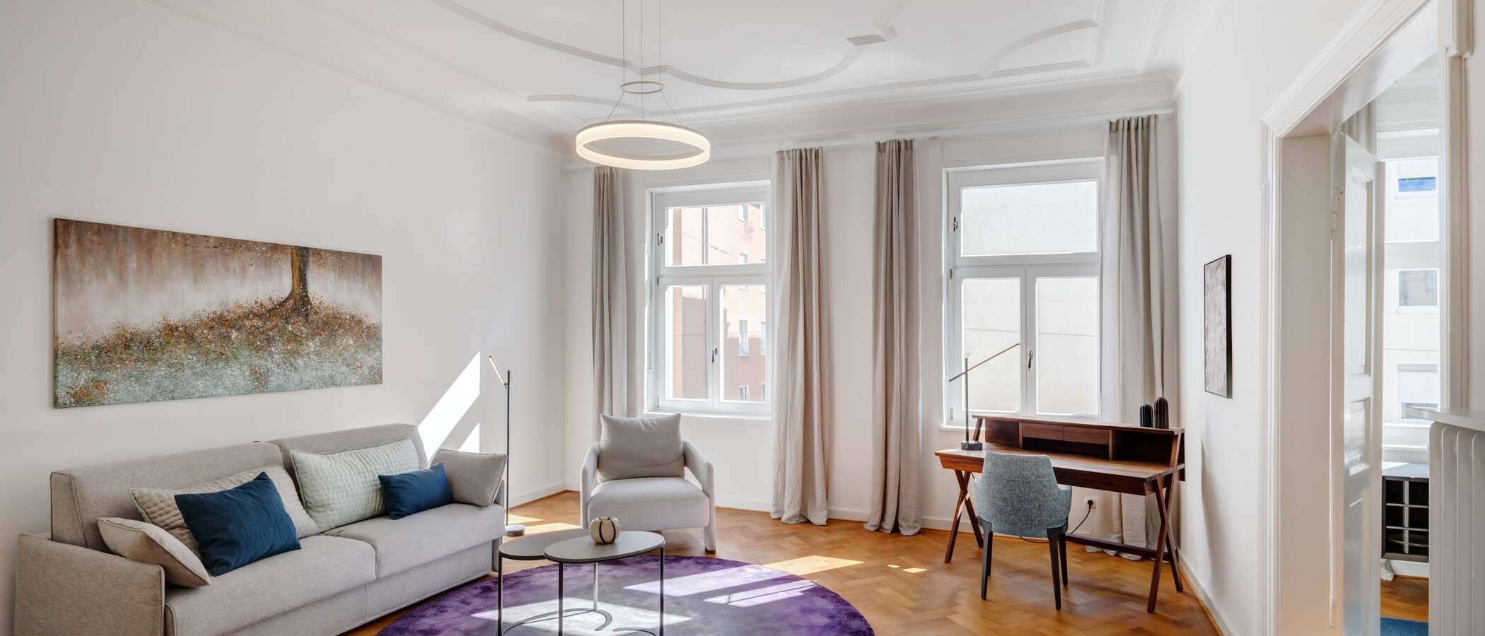 apartment München Schwabing-Nord (zw. Leopoldstraße & Englischen Garten) 01 Workspace/Guestroom 14397